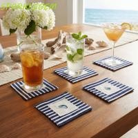 ราคา ประกายไฟ 4ชิ้น/เซ็ตจานรองแก้วผ้าฝ้าย,ชนบทวินเทจลายสก๊อตปักจานรองแก้ว,แบบพกพาล้างทําความสะอาดได้ที่ละเอียดอ่อนที่ทําด้วยมือชามเสื่อถ้วยชา (49507672496)