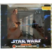 ราคา Star Wars Collector Series Obi-wan Kenobi vs Darth Vader Electronic Power F/X 12" (15459395435)
