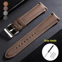 ราคา 20 มม.22 มม.VINTAGE สีน้ําตาลนาฬิกา Handmade Stitching Cowhide สําหรับ Omega สําหรับ Seiko Smartwatch สายรัดข้อมืออุปกรณ์เสริม (52207280813)
