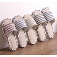ราคา รองเท้าใส่ในบ้าน รองเท้าใส่ในออฟฟิศ สไตล์ญี่ปุ่น ลายขีด (8348311146)