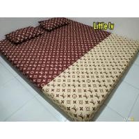 ราคา Brown LITTLE 180 CHARACTER BED SHEETS / WHOLESALE HOMEMADE / SIZE 180X200 / WHOLESALE BED SHEETS / MURA BED SHEETS (28415169790)