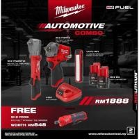 ราคา Milwaukee M12 1888 Combo / ประแจผลกระทบ Combo / Milwaukee Combo 1888 ยานยนต์ (55457342712)