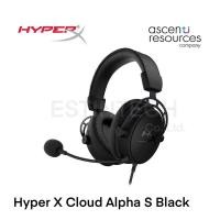 ราคา HEADSET (หูฟัง) HyperX Cloud Alpha S BLACK Gaming Headset ของใหม่ประกัน 2ปี (10037086945)