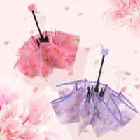 ราคา ร่มใสพับได้แบบ3ตอนลายดอกซากุระ (1140898516)