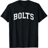 ราคา เสื้อยืดดีไซน์ชื่อทีมกีฬา Bolts Mascot Vintage Athletic (54757059221)