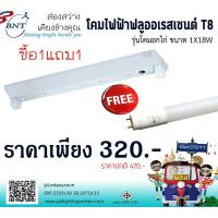 ราคา โคมไฟฟลูออเรสเซนต์ T8 1x18W ซื้อโคม แถมหลอด (5125018138)