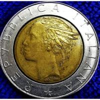 ราคา เหรียญ อิตาลี​ Italy, 500 Lire, ใช้แล้ว, #​0378 (12722396647)