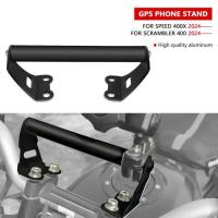 ราคา For speed400 speed 400x 2024 Scrambler 400 2024 Motorcycle GPS Navigation Phone Holder Extension Ho (57855628812)