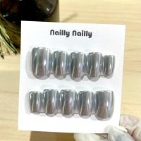 ราคา *New* เล็บpvc งานสีเจลเมทัลลิค #เล็บเจล #เล็บปลอมสำเร็จรูป #เล็บปลอม (25228762387)