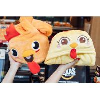 ราคา หมอนผ้าห่ม ไก่ Texas ผ้าห่มมีฮู้ด (23934727162)