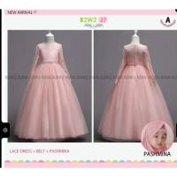 ราคา สีชมพู BW 27 ก ชุดปาร์ตี้มุสลิมเด็ก (19138511239)