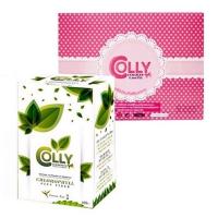 ราคา Colly Pink Collagen 6000 mg. (30 ซอง) + Colly Chlorophyll Plus Fiber (15 ซอง) (741471573)