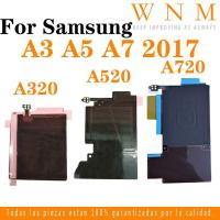 ราคา สําหรับ Samsung Galaxy A3 A5 A7 2017 A320 A520 A720 ไร้สายชาร์จ Charger receiver Coil ชิป NFC Flex สําหรับ A520F A720F เสาอากาศซ่อม (23755394054)