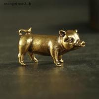 ราคา หรือทองเหลืองสร้างสรรค์ขนาดเล็ก Bronze หมู Figurines จีน Zodiac หมูเครื่องประดับโลหะจี้เครื่องประดับเดสก์ท็อปตกแต่งตกแต่งบ้าน oe (45405006546)
