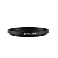ราคา Aluminum Black Step Up Filter Ring 49mm-52mm 49-52 mm 49 to 52 Filter Adapter Lens Adapter for Canon Nikon Sony DSLR Cam (25389021183)