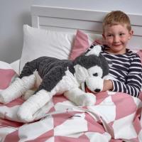 ราคา ( ✨พร้อมส่ง ) ตุ๊กตา สุนัข/ไซบีเรียนฮัสกี้ Soft toy, dog/siberian husky IKEA (45804944112)