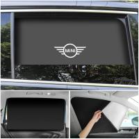 ราคา ยอดขายรายเดือน 10000+ Mini Magnetic Sunshade UV ทนรถกระจกหน้าต่างฉนวนกันความร้อนร่มบังแดดร่มสําหรับ Cooper Countryman Clubman Mini Cooper S One D F54 F56 F60 R56 (26661318689)