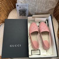 ราคา New‼️Gucci Espadrilles size 35.5 (23cm) ของเเท้ของใหม่ค่า รองเท้าผ้าเเคนวาสชมพูพร้อมอุปกรณ์ (28488870974)