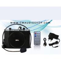 ราคา ไมค์-ลำโพงคาดเอว GXL GL-K33 (USB&Record) - 5W สีดำ (2058798326)