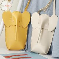 ราคา OnePeache ช้างน่ารัก Crossbody กระเป๋าสําหรับสาวผู้หญิงหนังกระเป๋าสตางค์ขนาดเล็กกระเป๋าสตางค์โทรศัพท์ไหล่กระเป๋าสีทึบกระเป๋าสตางค์ TH (55052267106)