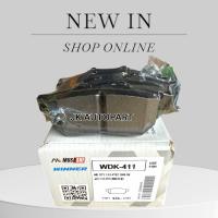 ราคา WDK-411 ผ้าดิสเบรคหลัง MUSASHI WDD-411 HONDA CITY 1.5 E-VTEC 08, HONDA JAZZ DBA-GE8,GE 1.5 E-VTEC 08 (1ชุดมี4ชิ้น)/IRGHK (52753010065)