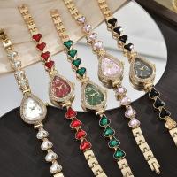 ราคา Shangliu Digital Style Drop-Shaped Quartz Diamond Light Luxury Grade Literary Small Watch 26.3.20 (49807545897)