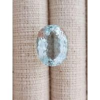 ราคา 10.36กะรัต พลอยอความารีน (Aquamarine) สีฟ้าอ่อน พลอยดิบธรรมชาติ เม็ดละ 8,800฿ (23970867421)