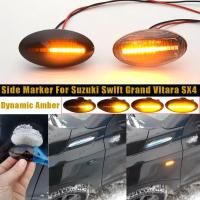 ราคา 2 ชิ้นแบบไดนามิก LED Side Marker Light Repeater โคมไฟสําหรับ Suzuki Swift สําหรับ Suzuki Jimmy สําหรับ SX4/Alto สําหรับ Grand Vitara (41215305563)