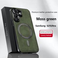 ราคา หรูหราชาร์จแม่เหล็กซองหนังสําหรับ Samsung Galaxy S25 S24 + S23 Ultra S22 S21FE นุ่ม TPU ฝาครอบโทรศัพท์ (48850829728)