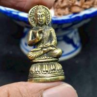 ราคา พระพุทธรูปปางประทานพรเนื้อทองเหลือง ศิลปะภิเบท เนื้อทองเหลือง3ซม. (44429023001)