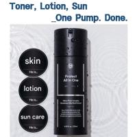 ราคา [HE IS] Protect All-in-One Essence – Toner, Lotion & Sun Care in One, 120ml (27187633107)