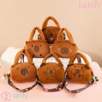 ราคา LANFY Capybara กระเป๋าถือตุ๊กตา, Plush Capybara สัตว์การ์ตูน Capybara กระเป๋าสะพายข้าง, Capybara กระเป๋าขนาดใหญ่ความจุกระเป๋าถือตุ๊กตาการ์ตูนกระเป๋าสะพายหญิง Lady Girl (56401393318)
