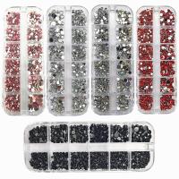 ราคา 12 Grid Shimmering Crystal Nail Art Rhinestones - พลอยแบบแบนสําหรับตกแต่งอเนกประสงค์ - Adorns Nails รองเท้าแต่งหน้ากระเป๋า (40917295106)