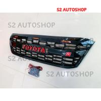 ราคา LA กระจังหน้า Toyota Vigo 2008 GR กระจังหน้าแต่งวีโก้ กระจังหน้ารถ [ ดำเงา ไฟส้ม ] (27094177331)