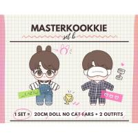 ราคา (พร้อมส่ง) ตุ๊กตา 20 cm Meowkookkie & Masterkook เหมียวกุกกี้ มาสเตอร์กุก #ตุ๊กตาบังทัน ตุ๊กตาพร้อมชุด (29572659566)