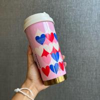 ราคา STARBUCKS STAINLESS STEELS PARIS HEARTS 16OZ แก้วสตาร์บัคส์ เอลม่า สแตนเลส คอลวาเลนไทน์ ปารีส ฮาร์ท 16 ออนซ์ (29837130354)