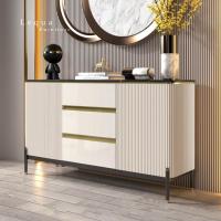 ราคา Lequa.furniture ตู้คอนโซล ตู้เก็บของ ตู้เก็บรองเท้า บานเปิด-ปิด พร้อมลิ้นชัก 3 ชั้น (26435991462)