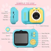 ราคา ❤ MOTOSPEED 1080P Digital Mini Video Camera Kids 48Mp 2.4 Inch IPS Screen Dual Lens Built-In Batt (27201728812)