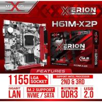 ราคา เมนบอร์ดสล็อต MAXUS H61 DDR3 LGA 1155 NVME (41257378588)