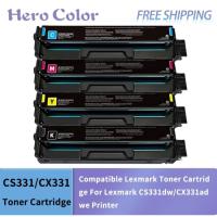 ราคา 1Set 20N5HK0 20N5HC0 20N5HM0 20N5HY0 Compatible Lexmark Toner Cartridge For Lexmark CS331dw/CX331ad (54906104630)