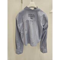 ราคา New Acne Studios Cropped pinstripe button-up shirt ของแท้ พร้อมส่ง (51257848846)