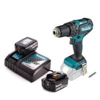 ราคา Makita DHP458RFE สว่านกระแทกไร้สาย พร้อมแบต 3.0ah และแท่นชาร์จ (17133719264)