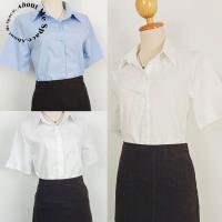 ราคา เสื้อนักเรียน-นักศึกษา เสื้อเชิ้ตผ้าคอมทวิวผ้าเนื้อเนียน นิ่ม ไม่แข็ง (23061447103)