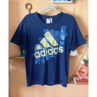 ราคา ส่งต่อ สภาพ 95% เสื้อยืด แขนสั้น คอกลม แบรนด์ Adidas แท้ ใส่สบาย สีน้ำเงิน ลายอาร์ต มือสอง S อกก่อนยืด 38-39 นิ้ว (50506782044)