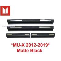 ราคา ดำด้าน ชายบันไดประตู สคัพเพลท Isuzu MUX mu-x 2012 - 2019 อีซูซุ มิวเอ็กซ์ คิ้วกันรอยขอบประตู กันรอย mu x ชายบันได (26475278056)