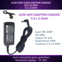 ราคา ACER 19v 2.1a Z1401 Z1402 Z3-451 5.5x2.5mm 40W Original Charger Adapter (48200851015)