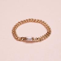 ราคา Grace Fine Jewelry แหวนโซ่พลอยบาเก็ต 9K ลายเคริบเชน (15726032541)