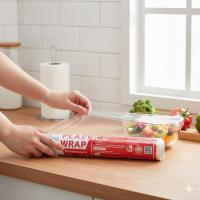 ราคา ฟิล์มยืดห่ออาหาร ใส แนบสนิท ยืดหยุ่นดี ช่วยถนอมอาหารให้สดใหม่ ไม่มีกลิ่นปน (45454323953)