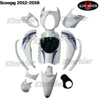ราคา ชุดสี สกู๊ปปี้ ไอ ไฟเลี้ยวแยก ABS ครบชุด scoopy เก่า เจน1 สีครีมลายคลับ 12 ทั้งชุด 15 ชิ้น รถปี 2009-2011 (20679858624)