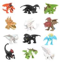 ราคา 12Pcs/Set Anime Disney Movie How To Train Your Dragon Figure Toys Mini Dinosaur PVC Action Figures Model Kids Gifts (27382679068)